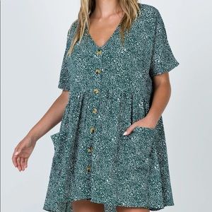 Princess Polly Noname Mini Dress Green